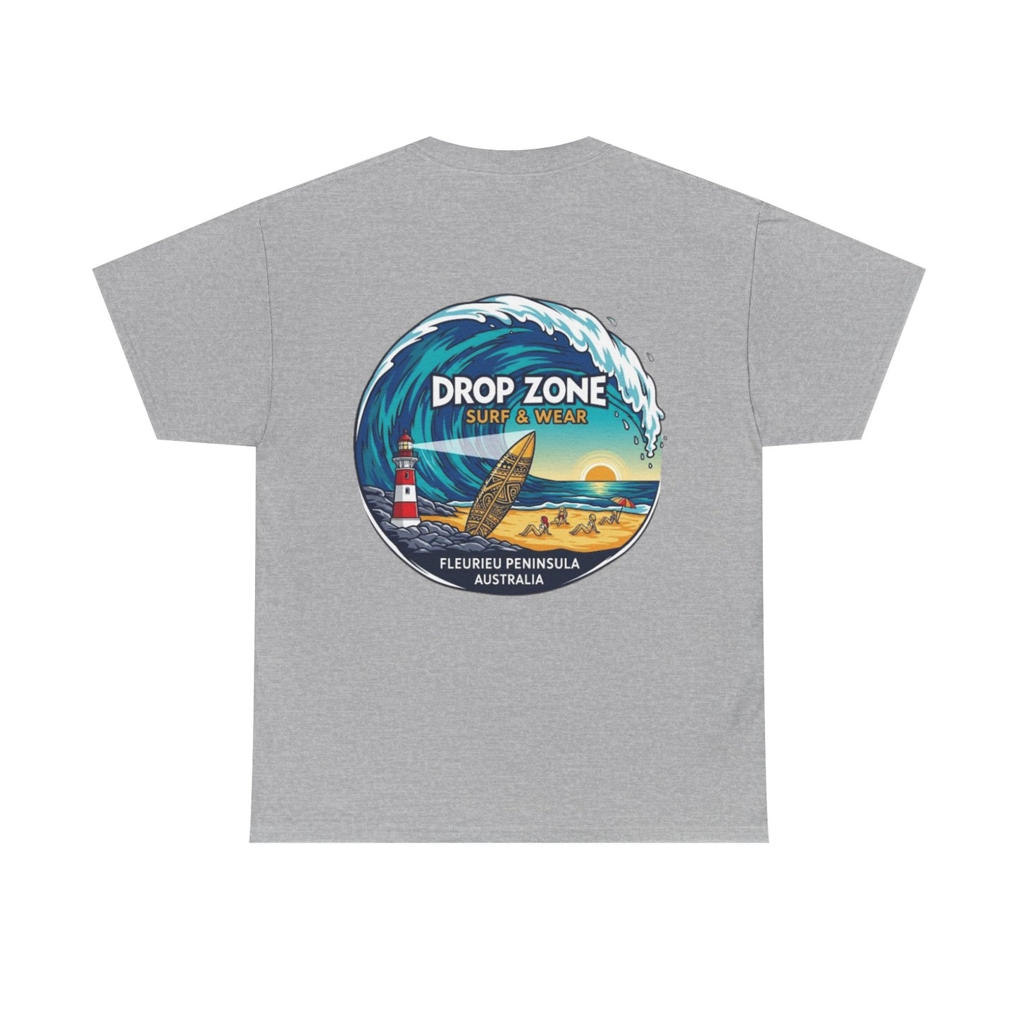 Drop Zone Fleurieu Peninsula Australia Unisex Heavy Cotton Tee