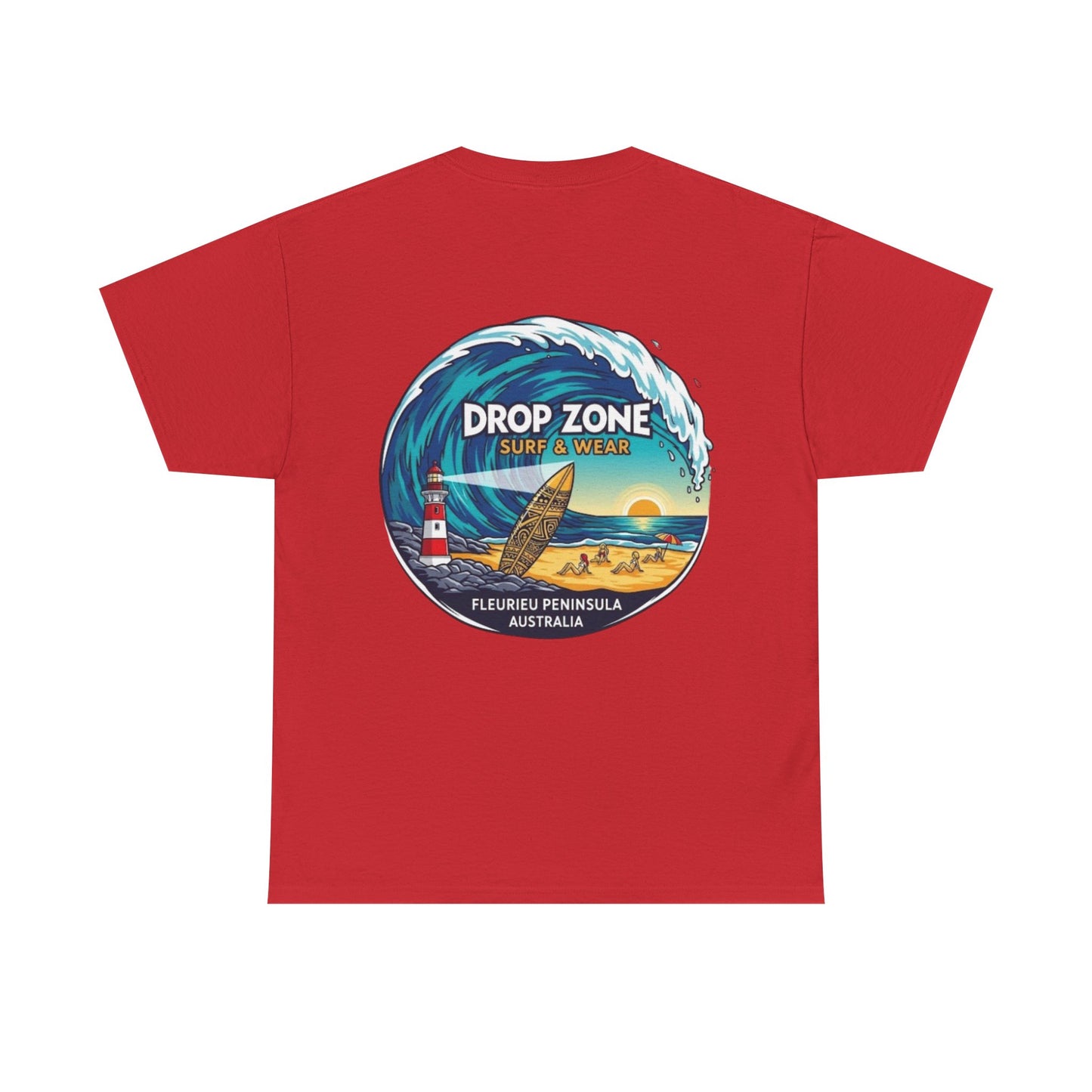 Drop Zone Fleurieu Peninsula Australia Unisex Heavy Cotton Tee