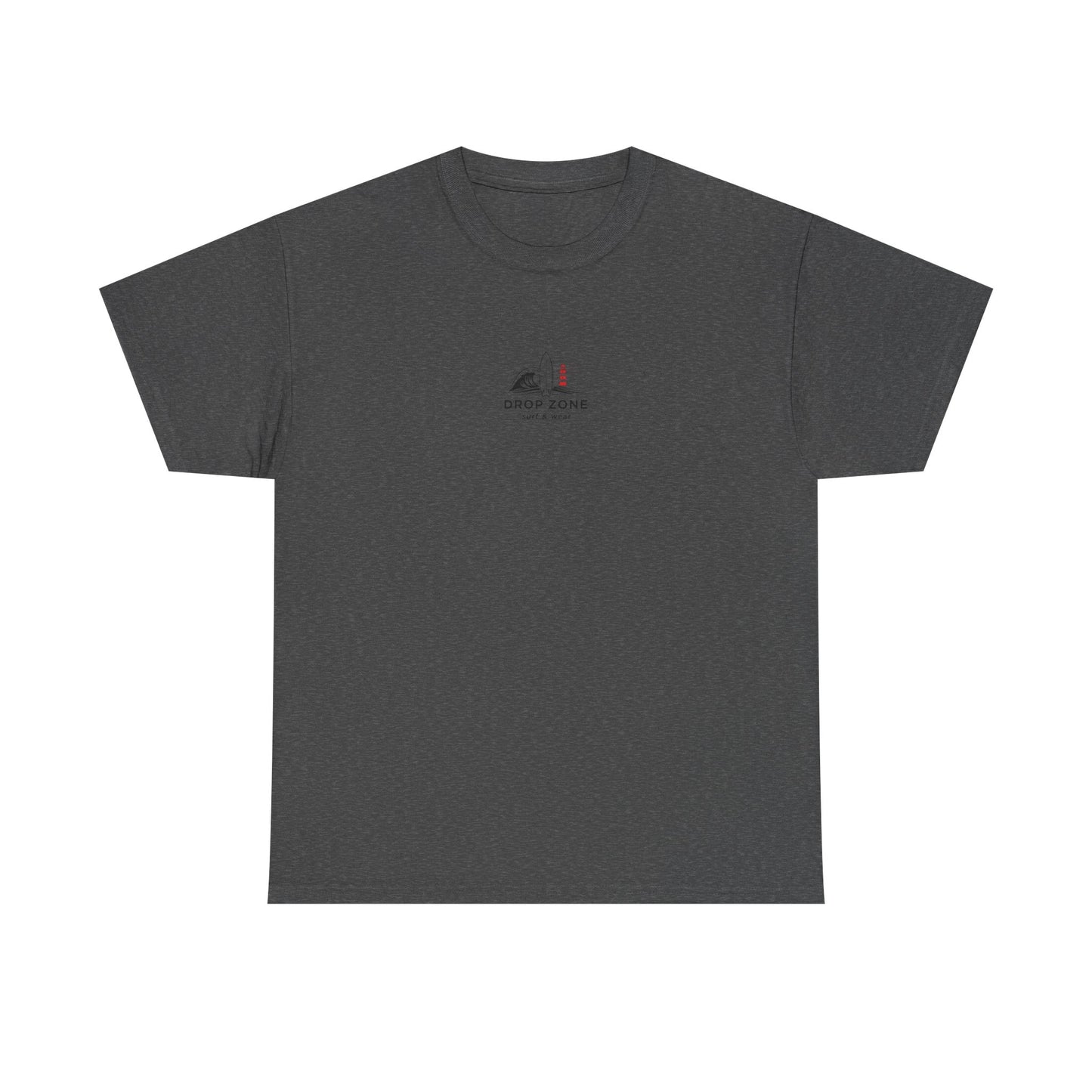 Drop Zone Sunset Beach Lighthouse Tee, Relaxed Beach Vibe T-Shirt, Perfect Summer Gift, Unisex Graphic Tee, Beach Lover Shirt