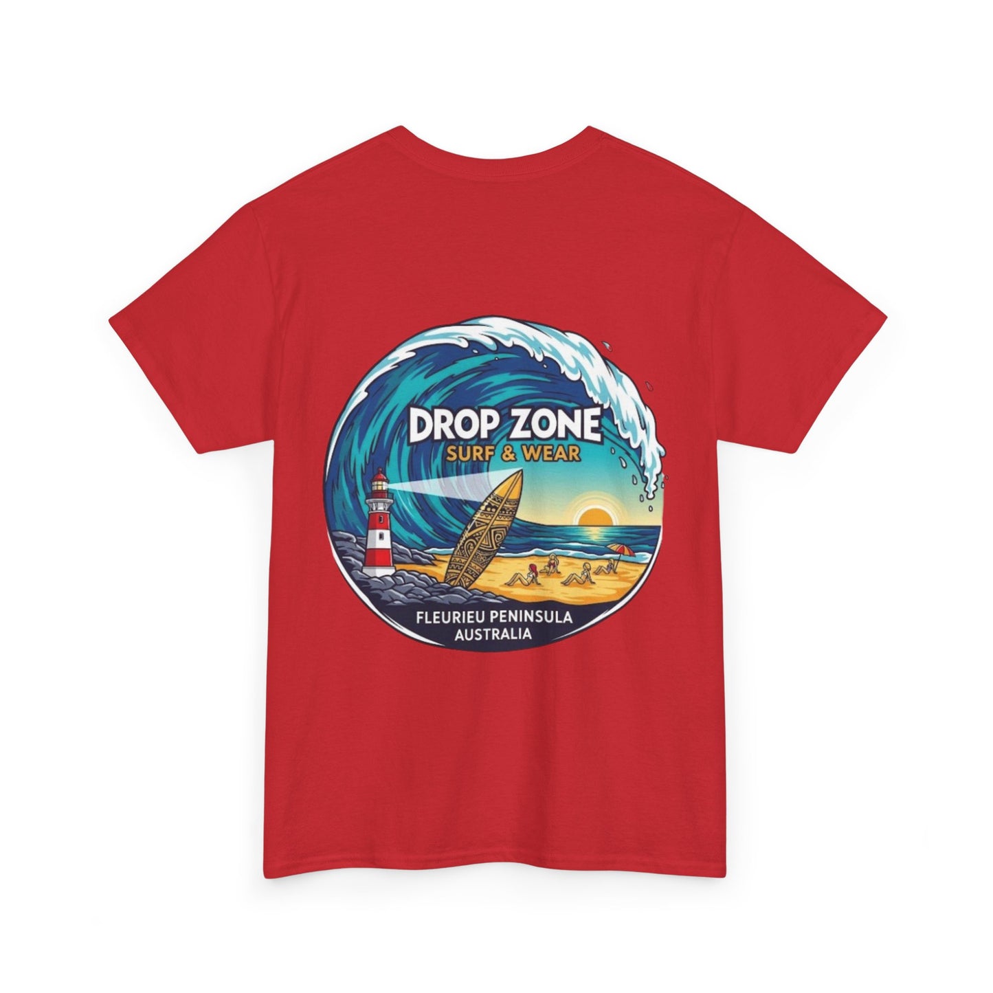 Drop Zone Fleurieu Peninsula Australia Unisex Heavy Cotton Tee