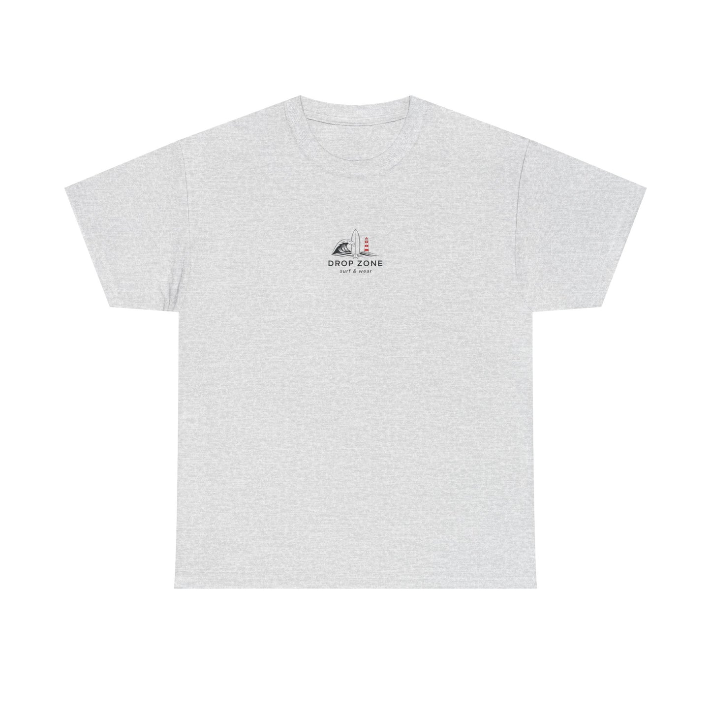 Drop Zone Fleurieu Peninsula Australia Surf Themed Unisex Heavy Cotton Tee, Beach Lifestyle Shirt