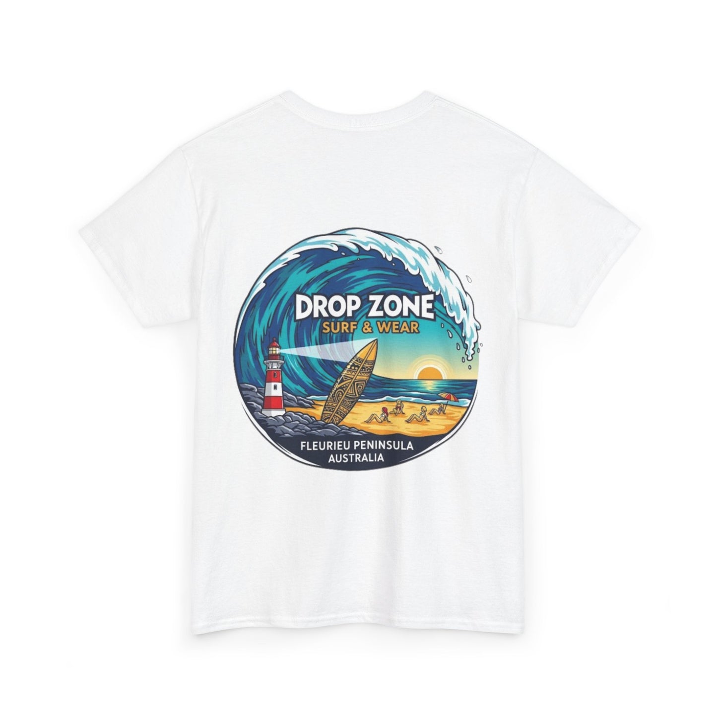 Drop Zone Fleurieu Peninsula Australia Unisex Heavy Cotton Tee