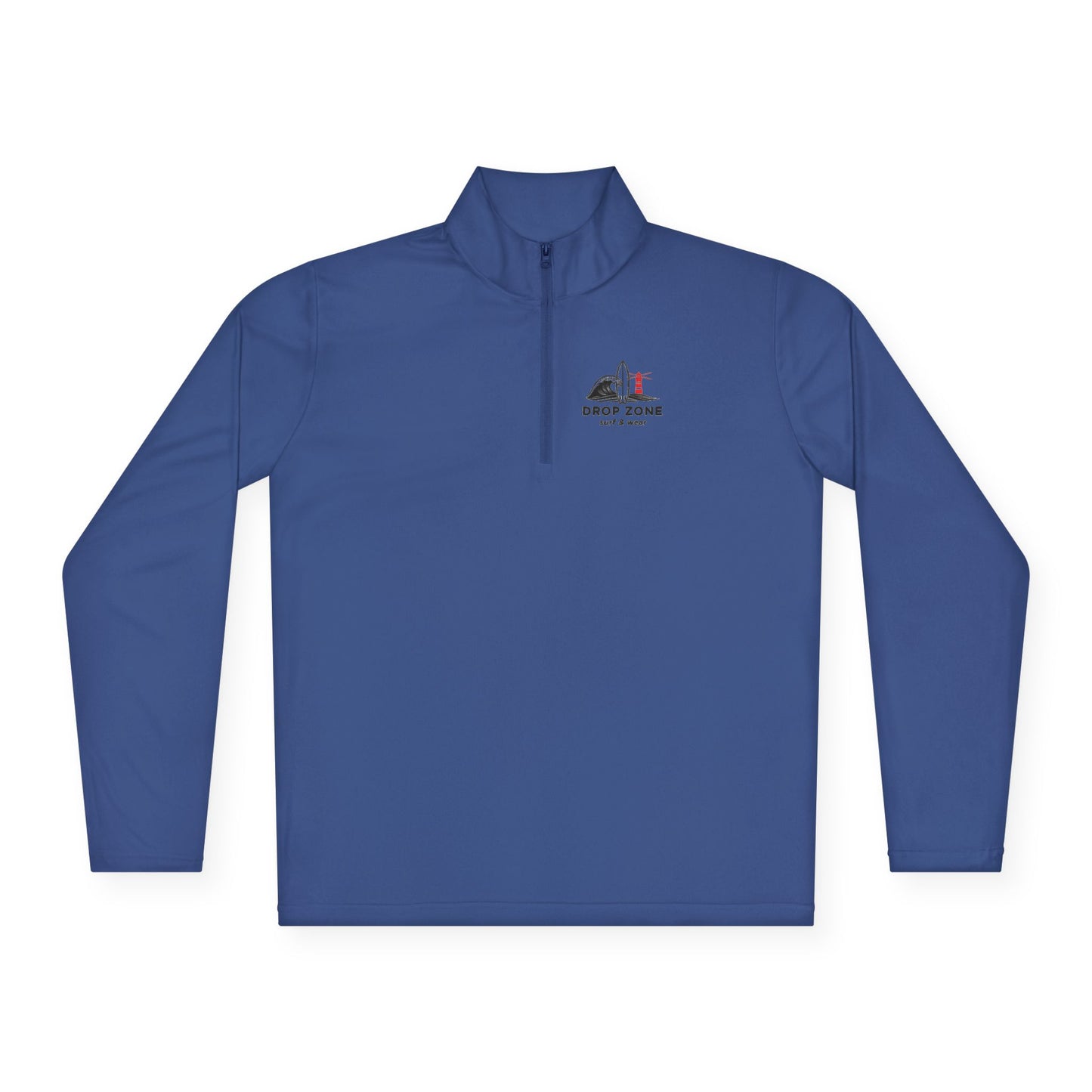 Drop Zone Bayron Bay Beach Unisex Quarter-Zip Pullover | Casual Layering, Outdoor Adventures, Summer Relaxation, Gift for Beach Lovers, Travel Must-Have