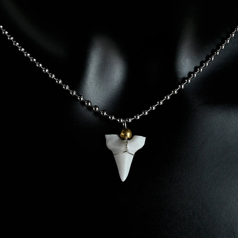 Handmade Maori Tribal Shark Tooth Necklace