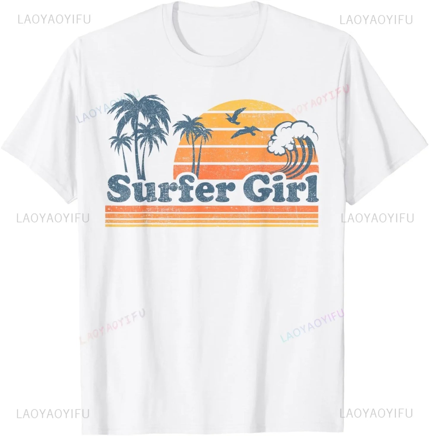 Drop Zone Men's Vintage Surfer Graphic Tee