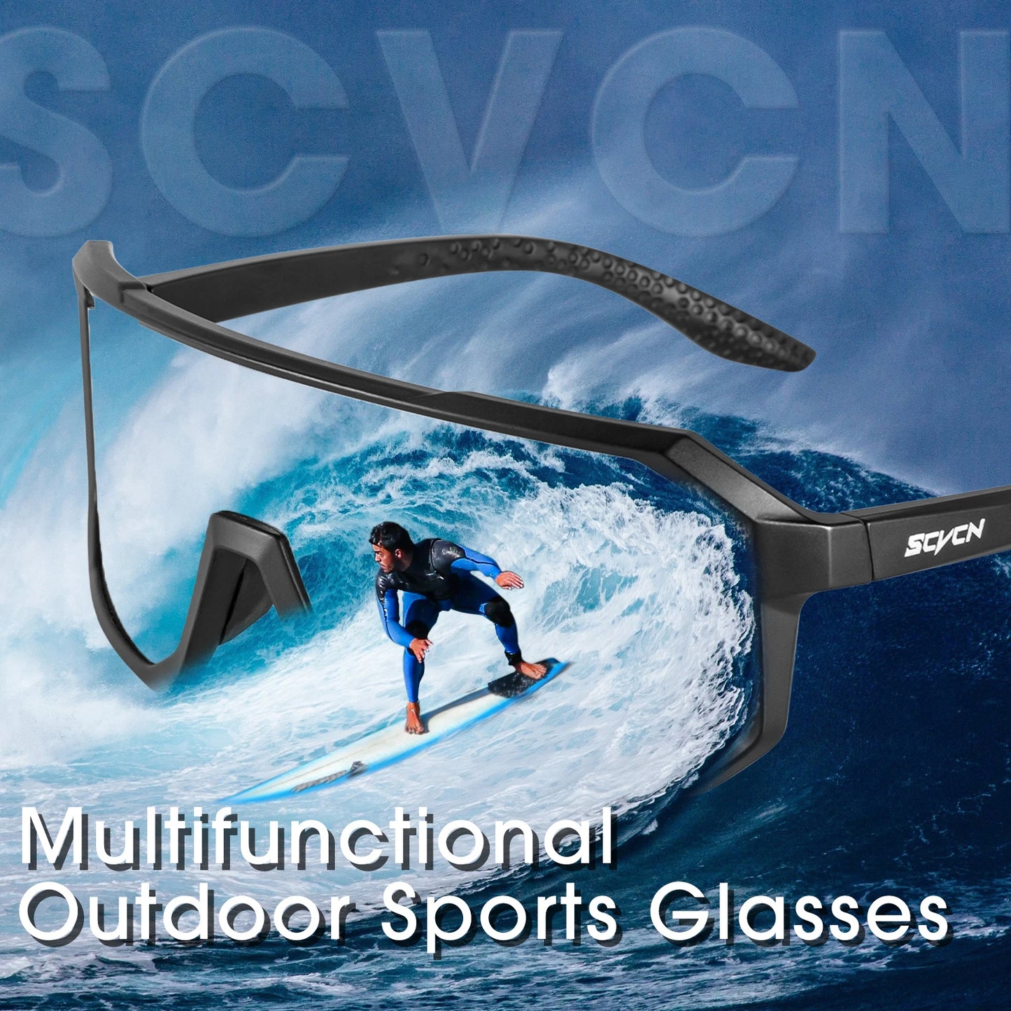🚴♂️ Conquer the Outdoors: SCVCN New Cycling Glasses - Your Ultimate Vision Shield! 🚴♀️