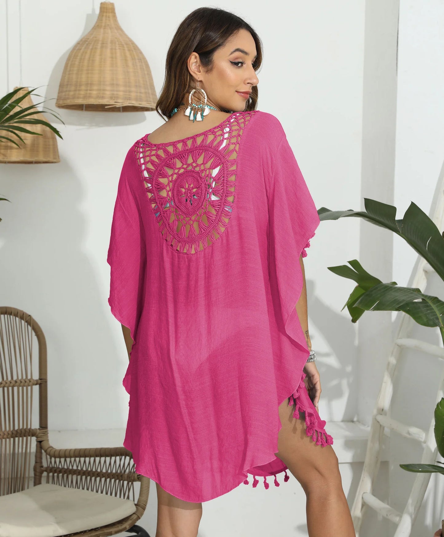 Crochet Bikini Cover-Up Dress: Chic & Sun-Ready