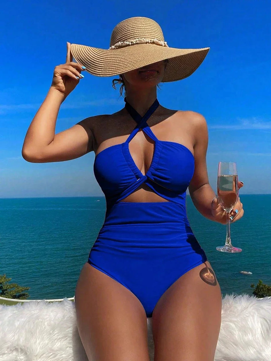 Trend Alert 2025: The Ultimate High-Waisted Drawstring Monokini!