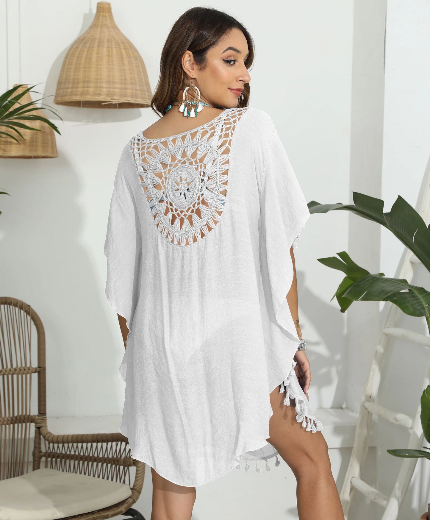 Crochet Bikini Cover-Up Dress: Chic & Sun-Ready