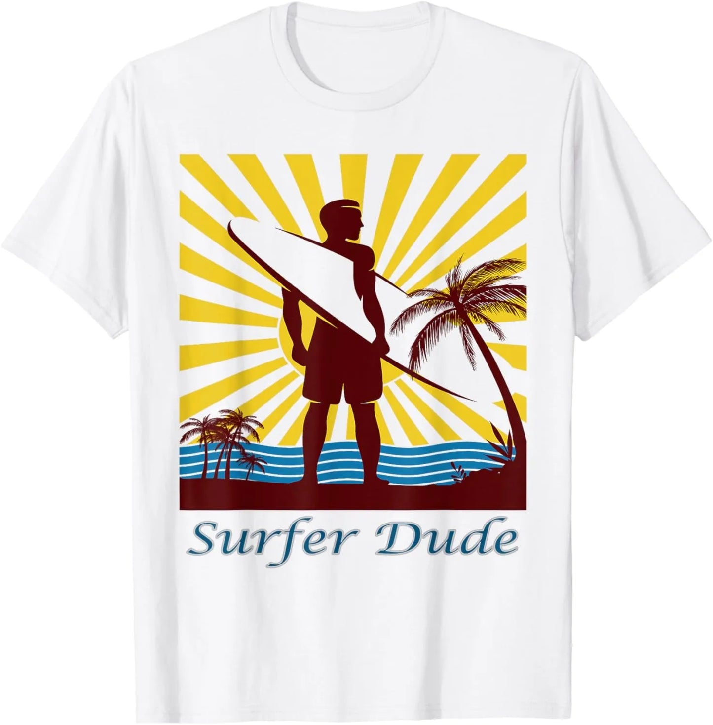 Drop Zone Men's Vintage Surfer Graphic Tee