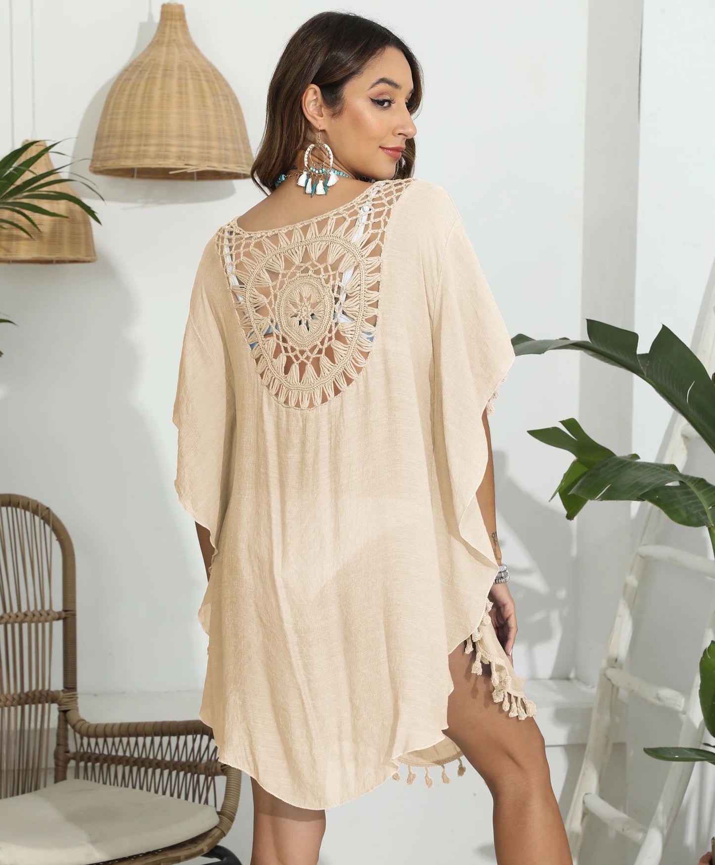 Crochet Bikini Cover-Up Dress: Chic & Sun-Ready