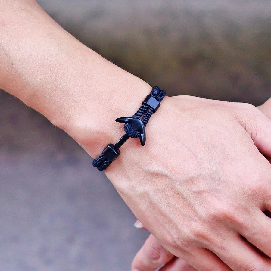 New for 2025: Handcrafted Nautical Anchor Bracelet – Your Lucky Charm for Beach & Beyond!