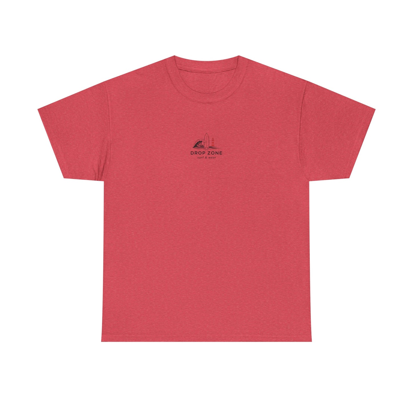 Drop Zone Fleurieu Peninsula Australia Surf Themed Unisex Heavy Cotton Tee, Beach Lifestyle Shirt