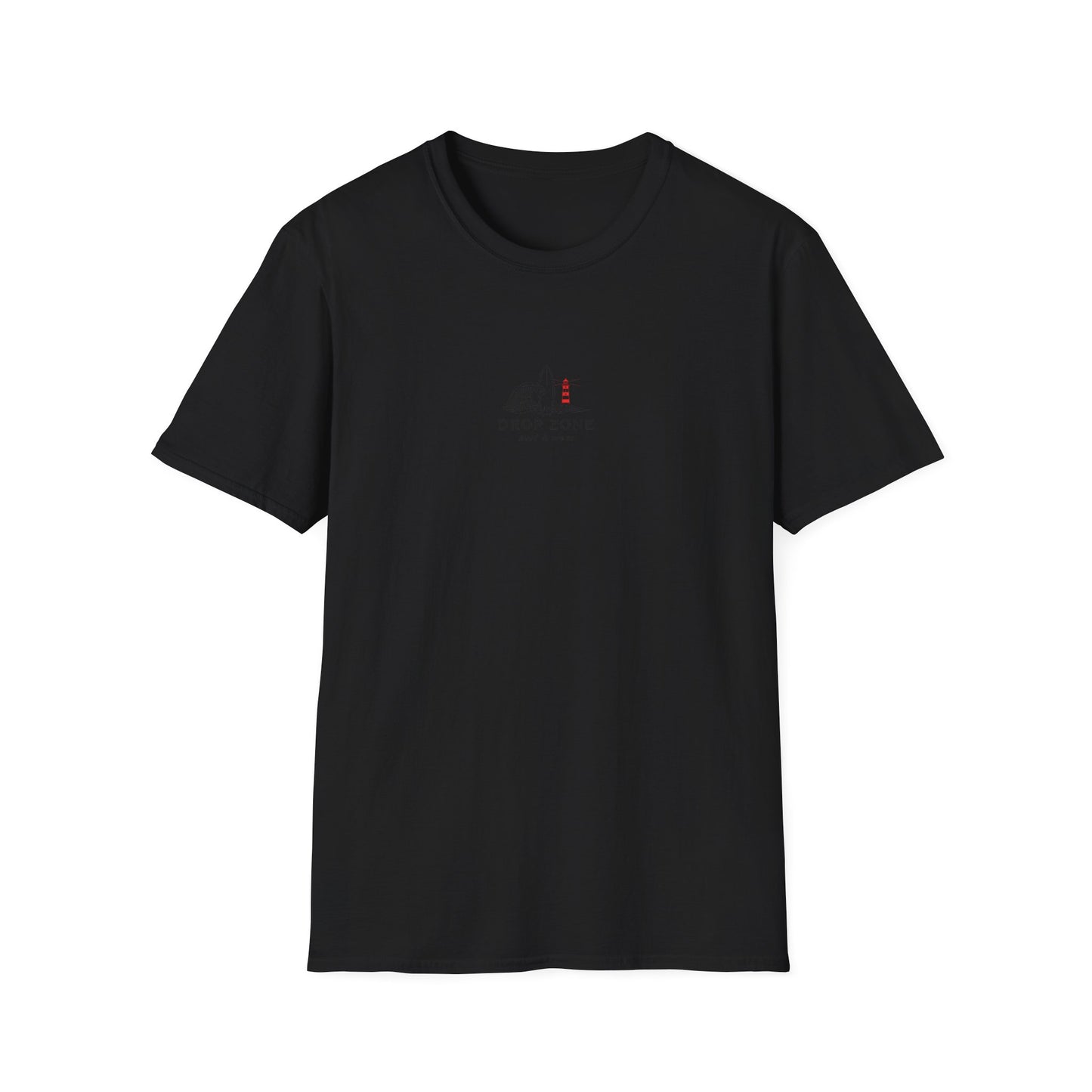 Drop Zone Picasso  Unisex Softstyle T-Shirt - Surfing, Beach Lovers, Summer Vibes, Vacation Wear, Ride the Impossible