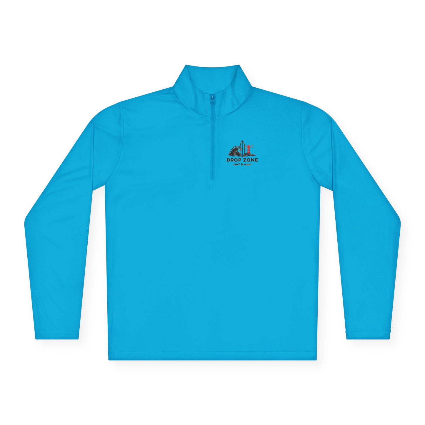 Drop Zone  Bayron Bay Beach Unisex Quarter-Zip Pullover | Casual Layering, Outdoor Adventures, Summer Relaxation, Gift for Beach Lovers, Travel Must-Have