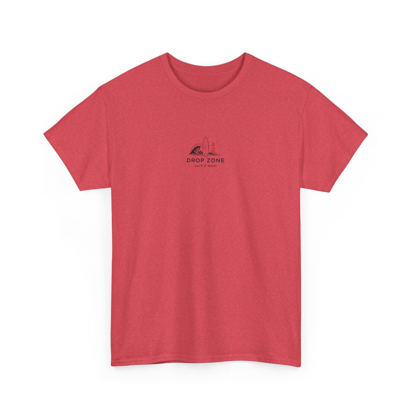 Drop Zone Fleurieu Peninsula Australia Surf Themed Unisex Heavy Cotton Tee, Beach Lifestyle Shirt