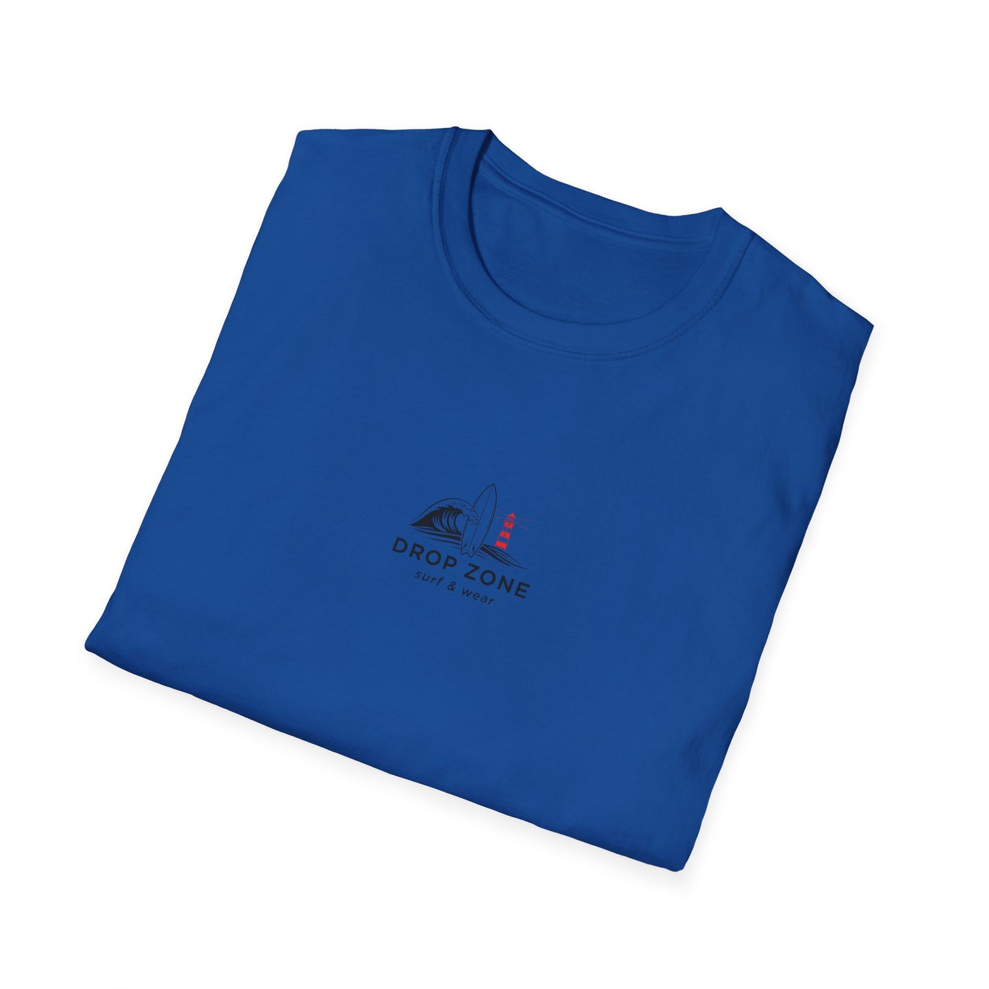 Drop Zone Picasso  Unisex Softstyle T-Shirt - Surfing, Beach Lovers, Summer Vibes, Vacation Wear, Ride the Impossible