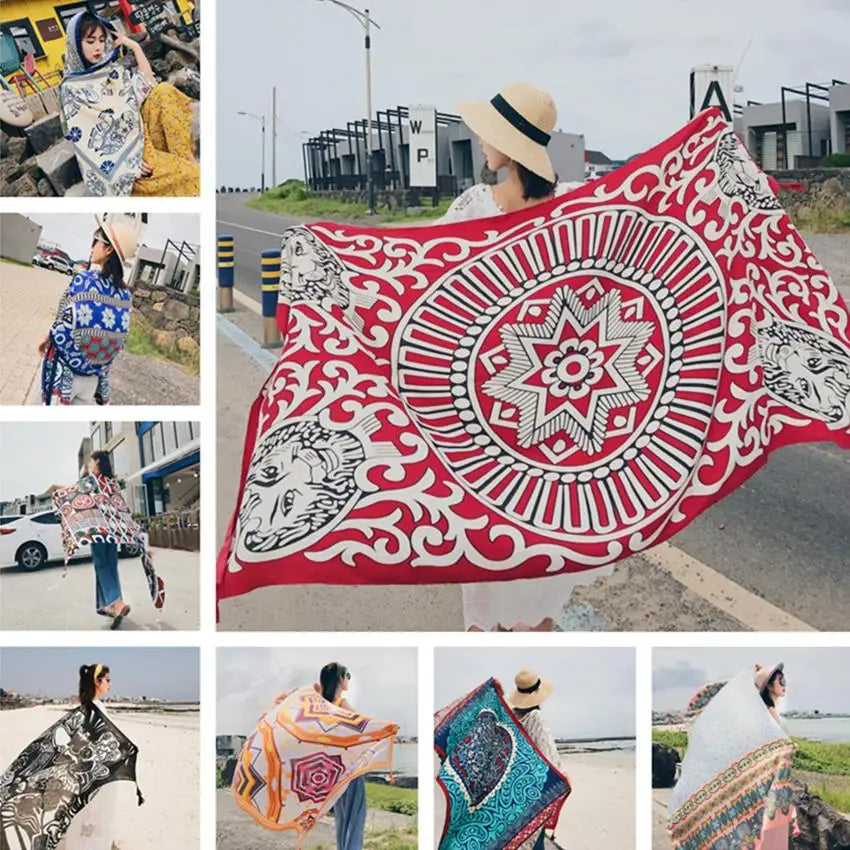 Fashion 90x180cm Twill Cotton Pareo: Your Versatile Beach Essential
