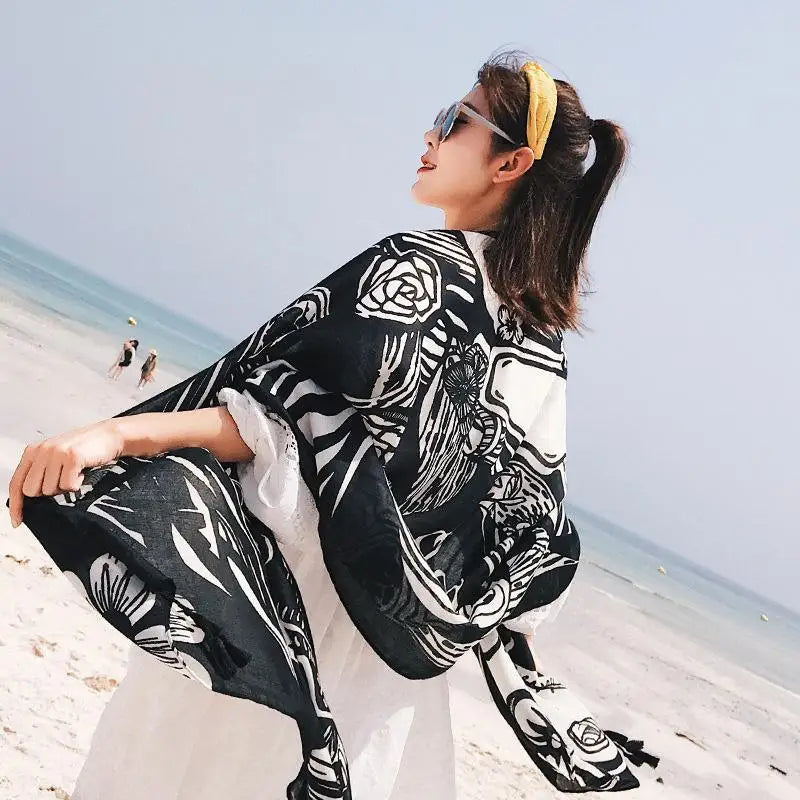 Fashion 90x180cm Twill Cotton Pareo: Your Versatile Beach Essential