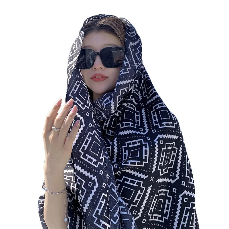 Fashion 90x180cm Twill Cotton Pareo: Your Versatile Beach Essential