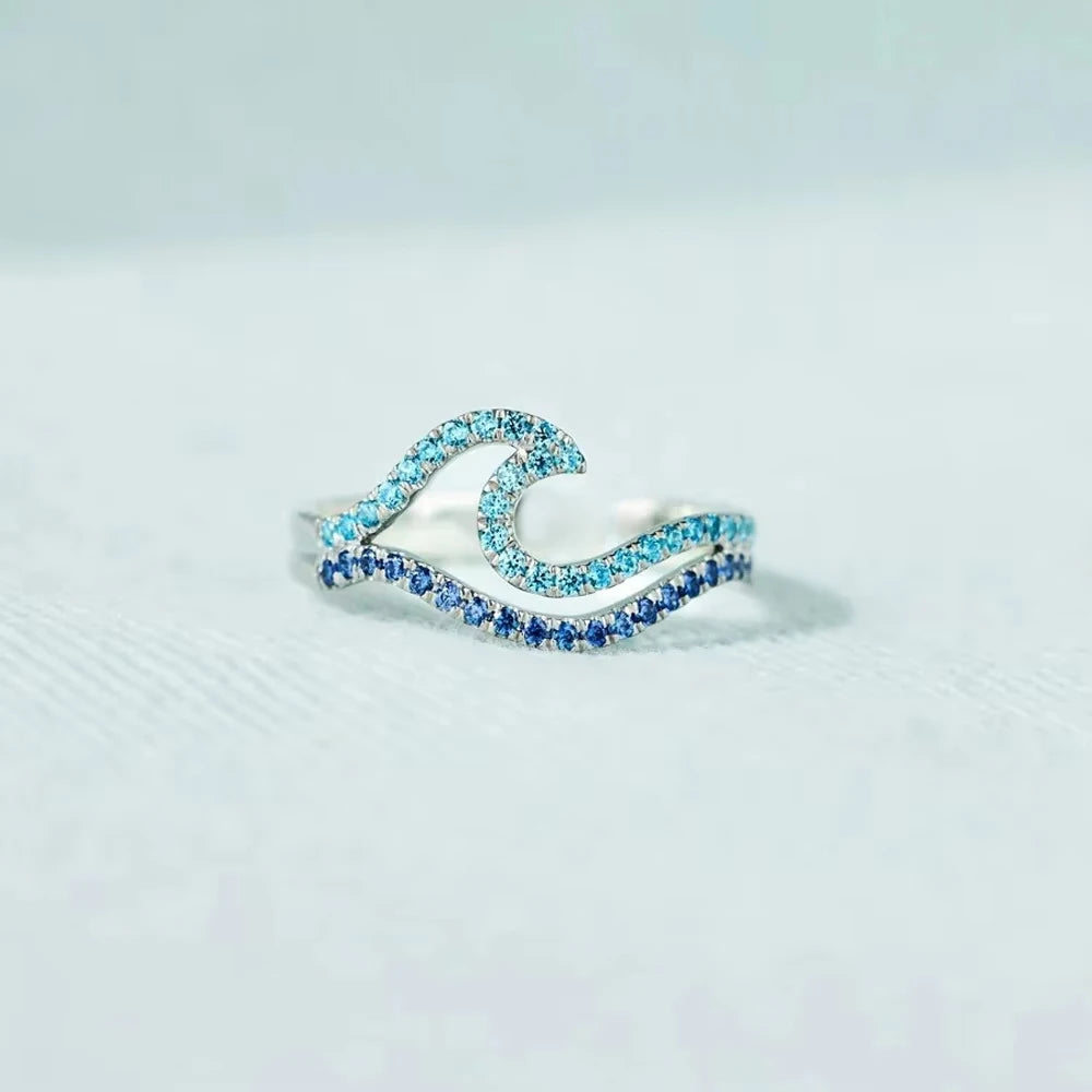 Double Wave Ring