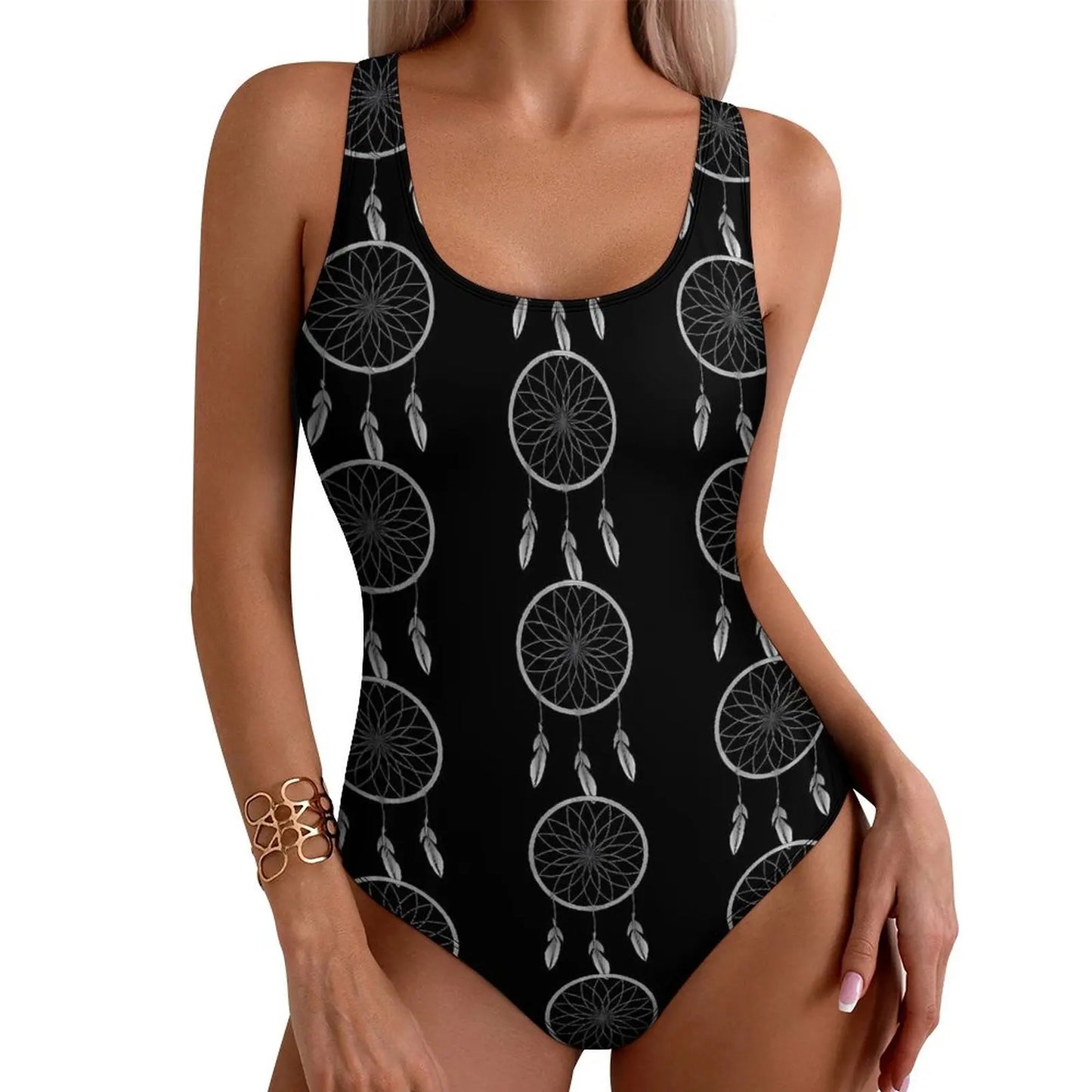 Unleash Your Inner Free Spirit: Owl Dream Catcher One-Piece!