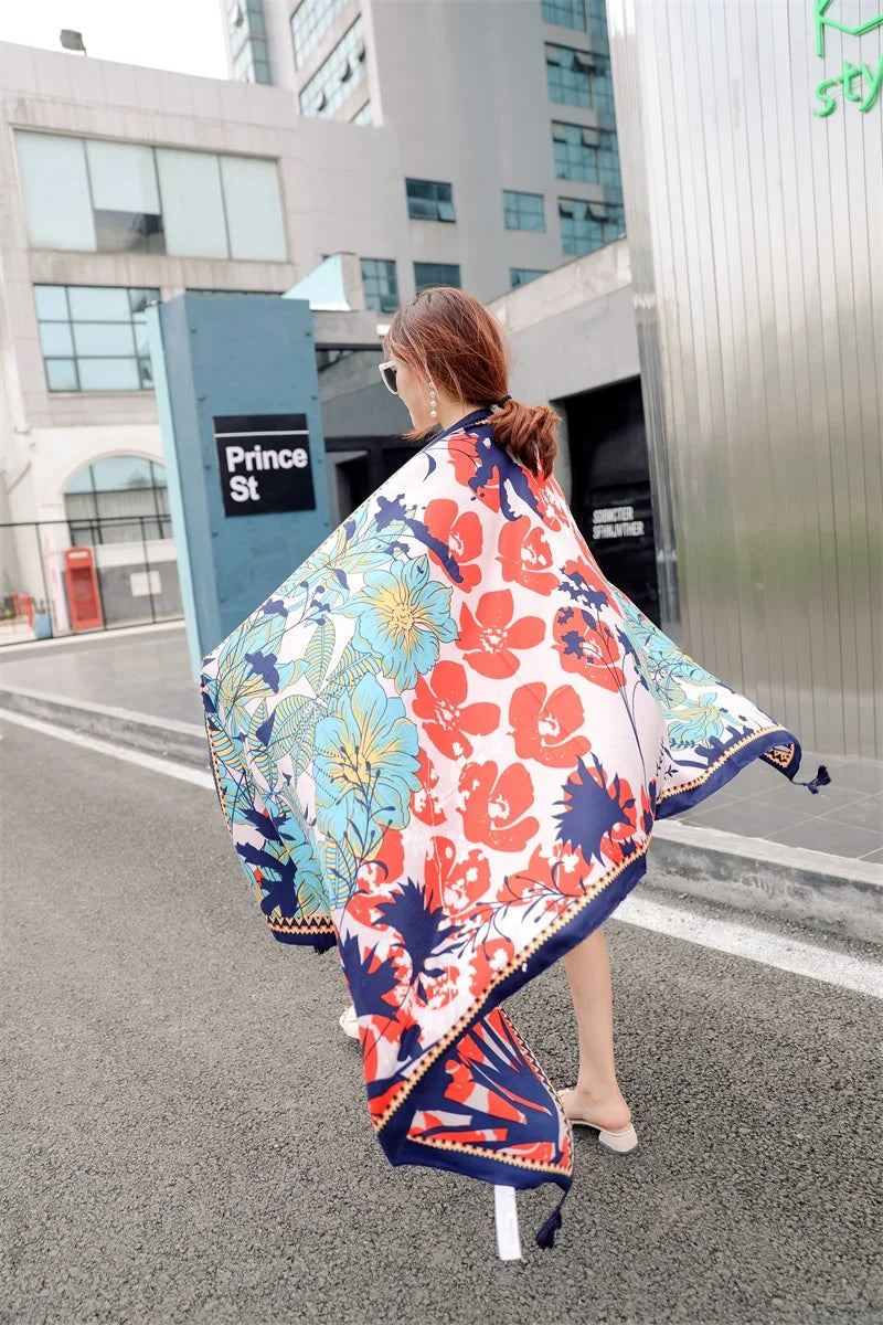 Fashion 90x180cm Twill Cotton Pareo: Your Versatile Beach Essential