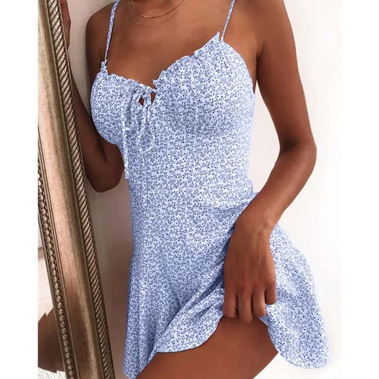 Floral Print A-Line Mini Dress: Your Go-To Summer Look