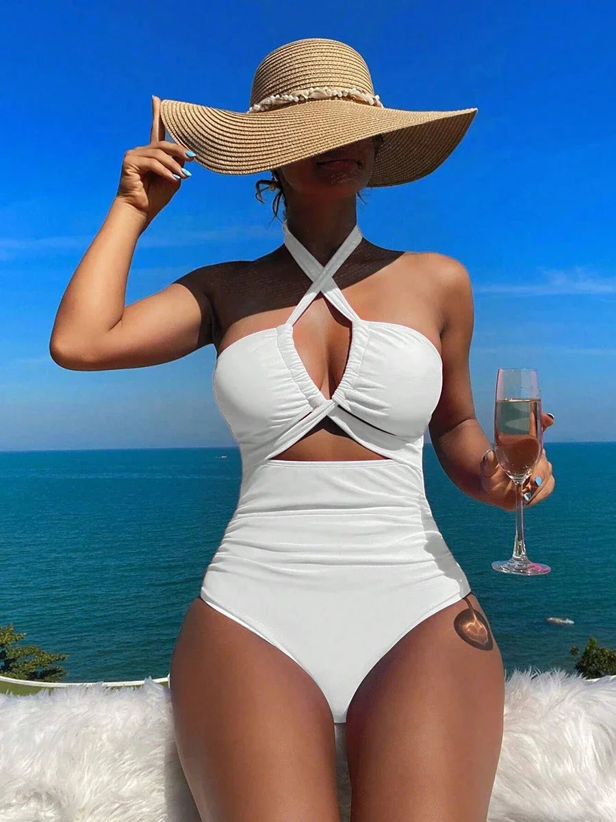 Trend Alert 2025: The Ultimate High-Waisted Drawstring Monokini!