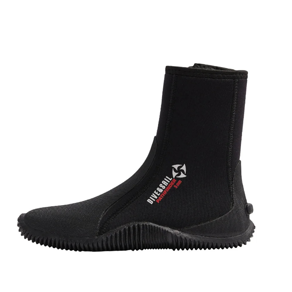 5MM Neoprene Dive Boots with Anti-Slip Grip for Ultimate Comfort in Diving, Surfing & Water Sports
