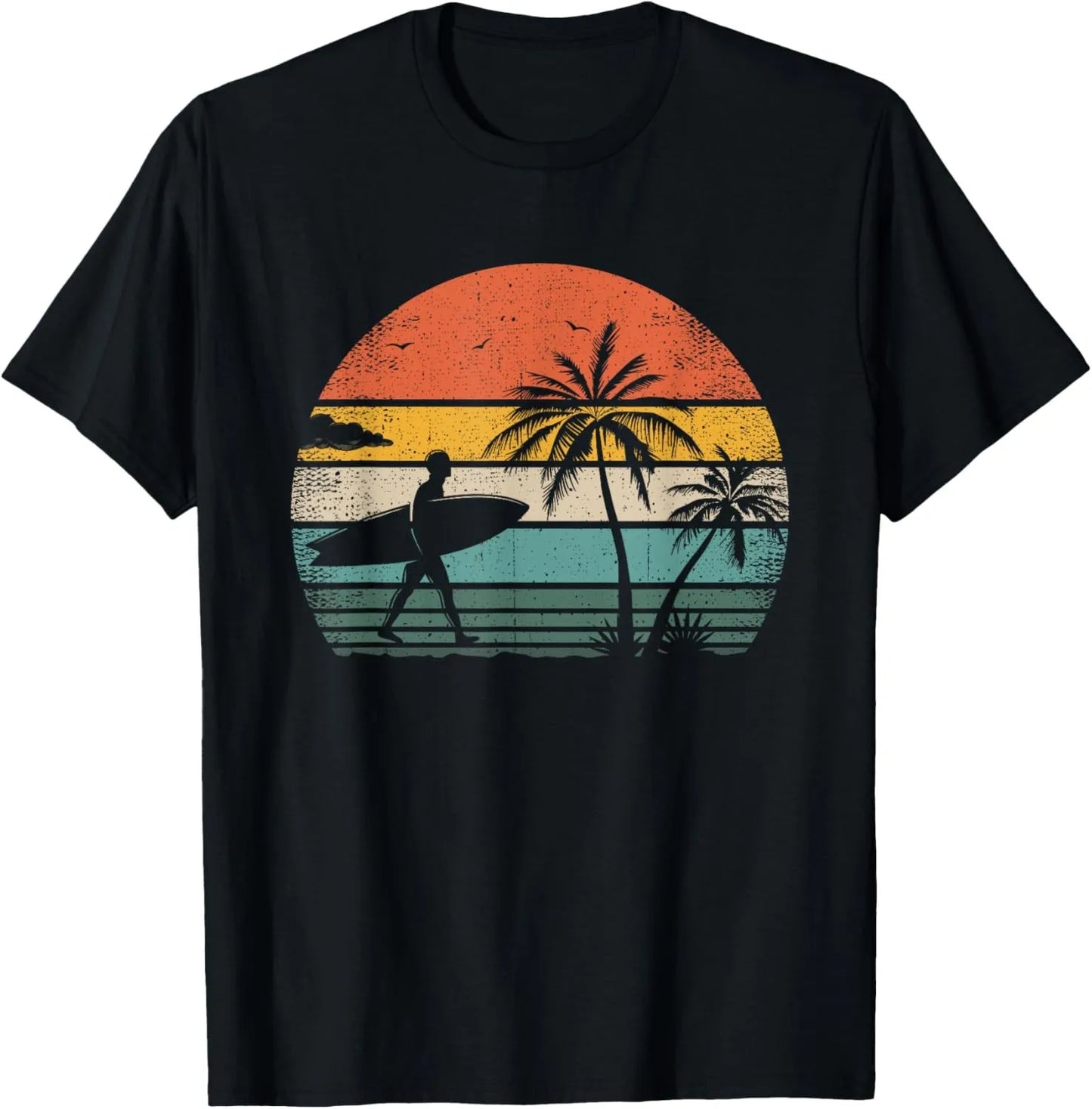Drop Zone Men's Vintage Surfer Graphic Tee