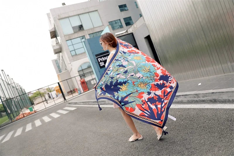 Fashion 90x180cm Twill Cotton Pareo: Your Versatile Beach Essential