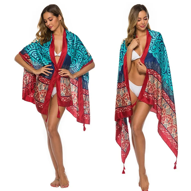 Fashion 90x180cm Twill Cotton Pareo: Your Versatile Beach Essential
