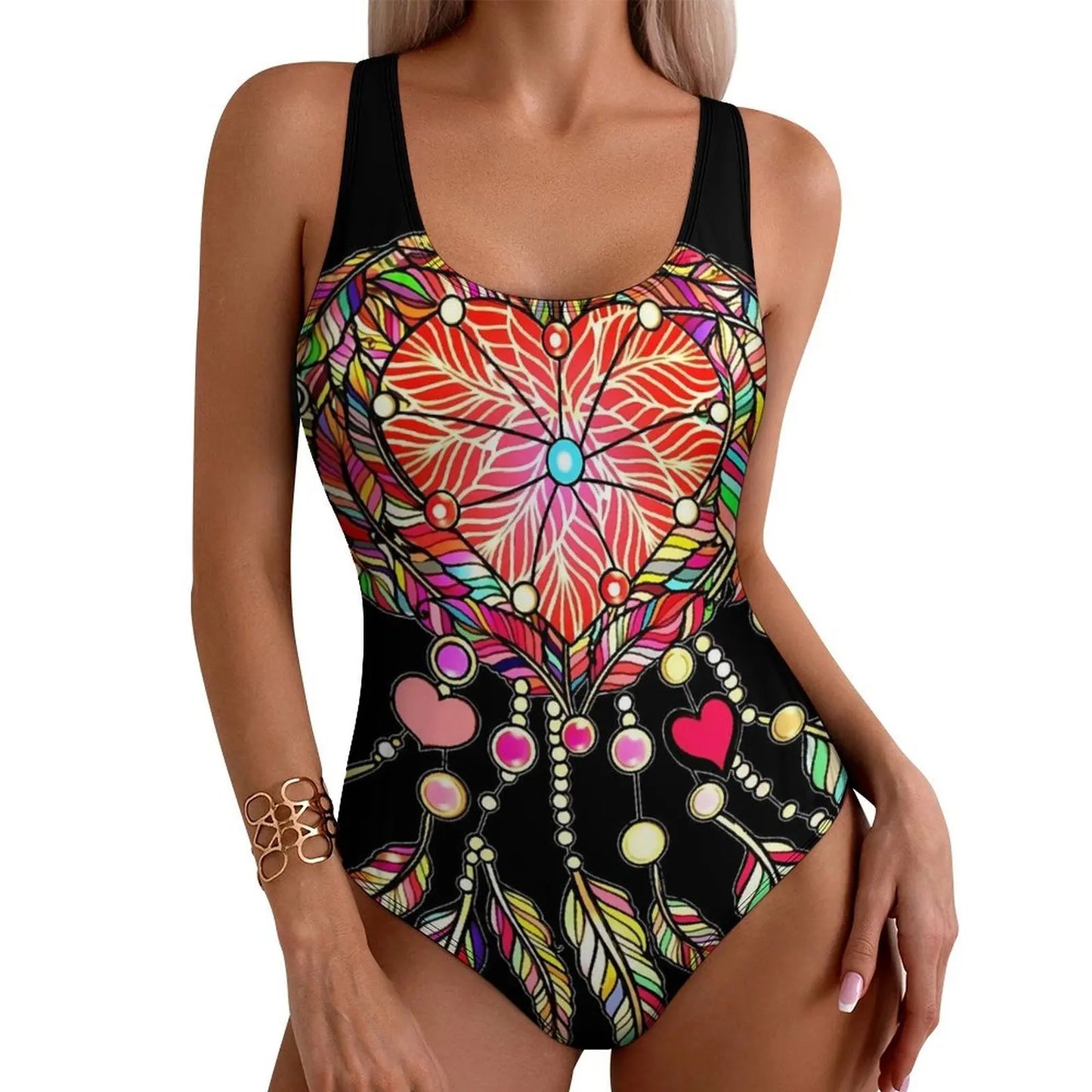 Unleash Your Inner Free Spirit: Owl Dream Catcher One-Piece!