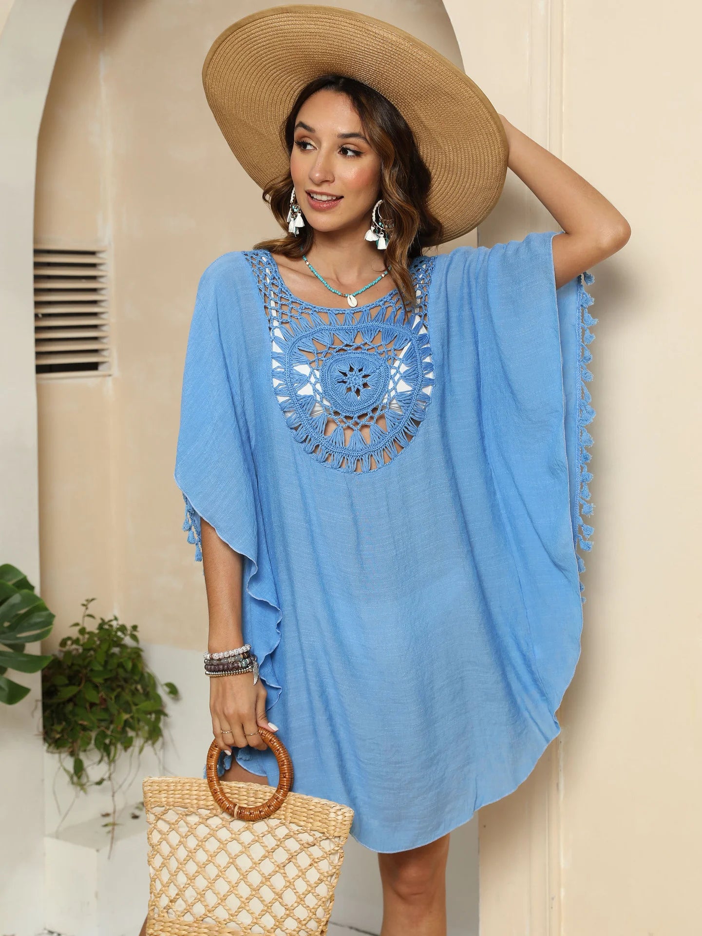 Crochet Bikini Cover-Up Dress: Chic & Sun-Ready