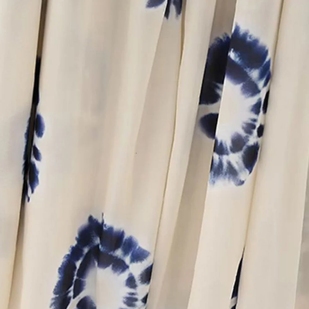 Mia Muse Contrast Print Midi Cami Dress
