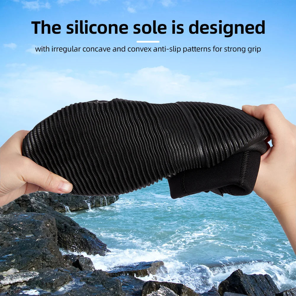 5MM Neoprene Dive Boots with Anti-Slip Grip for Ultimate Comfort in Diving, Surfing & Water Sports