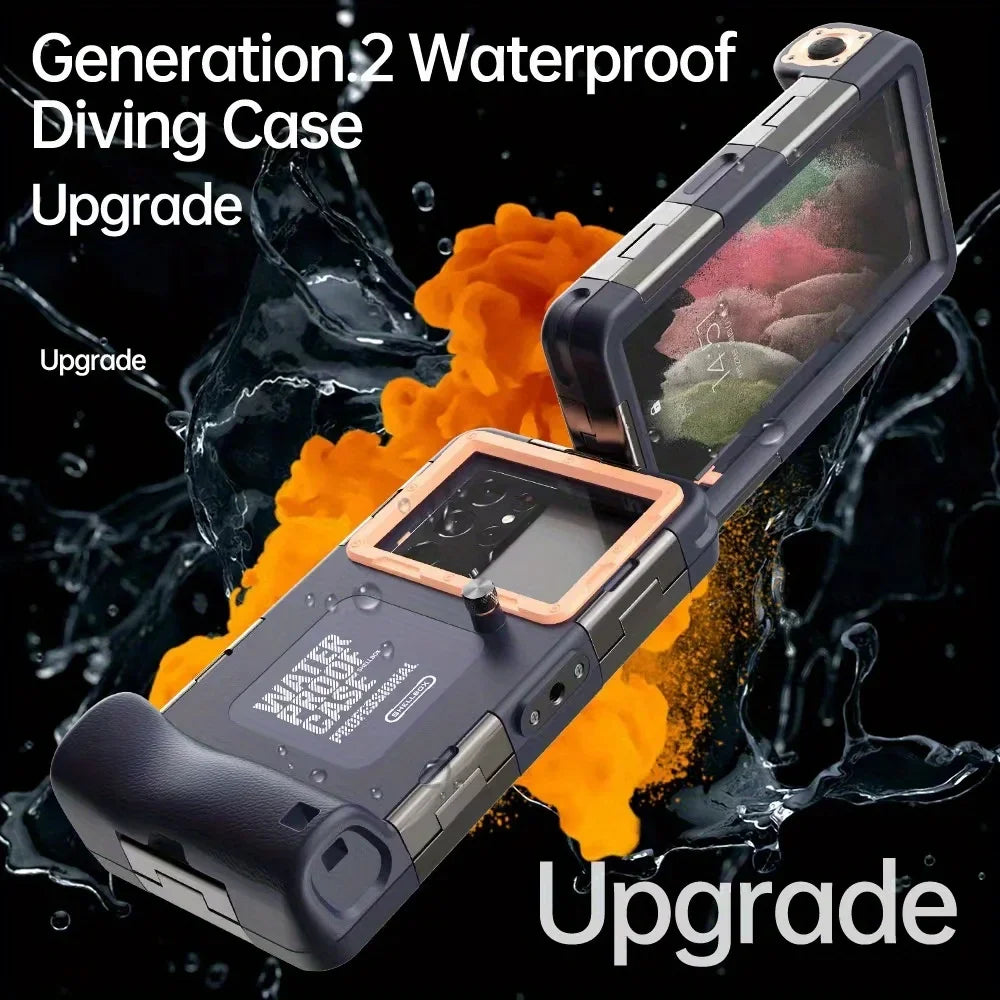 Luxury Dive Case: Capture stunning underwater photos at 50ft.