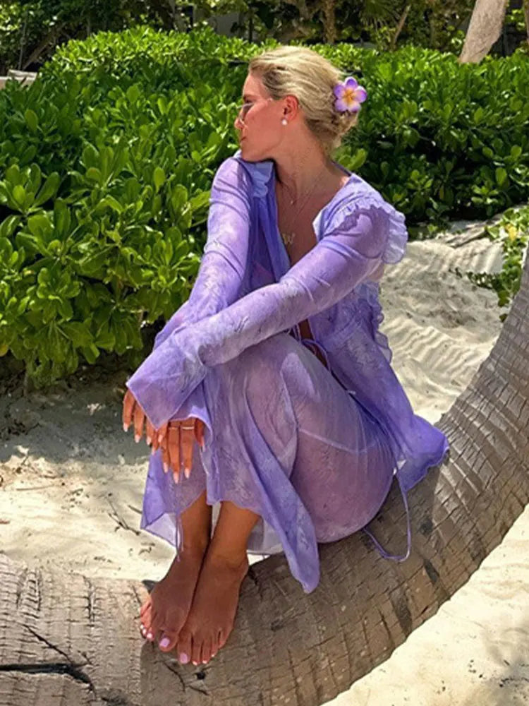 Style Two-Piece Bikini Cover-Up Set