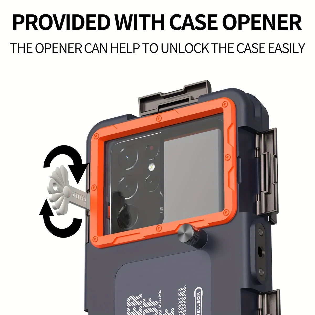 Luxury Dive Case: Capture stunning underwater photos at 50ft.