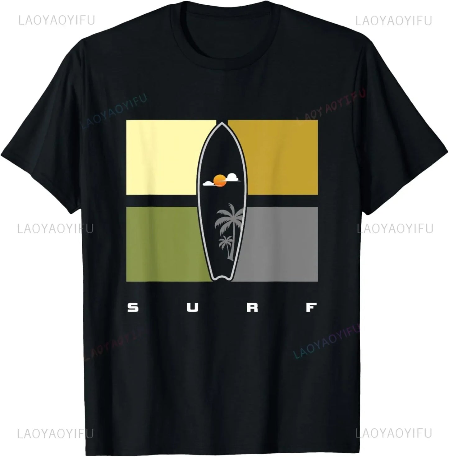 Drop Zone Men's Vintage Surfer Graphic Tee