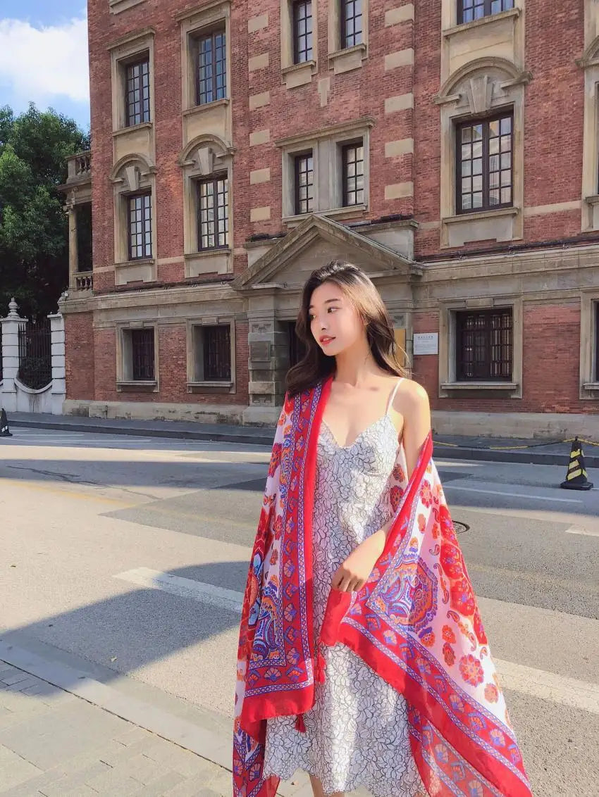Fashion 90x180cm Twill Cotton Pareo: Your Versatile Beach Essential