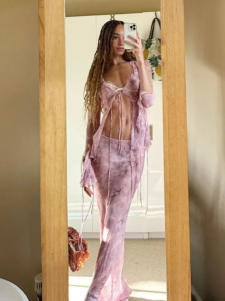 Style Two-Piece Bikini Cover-Up Set