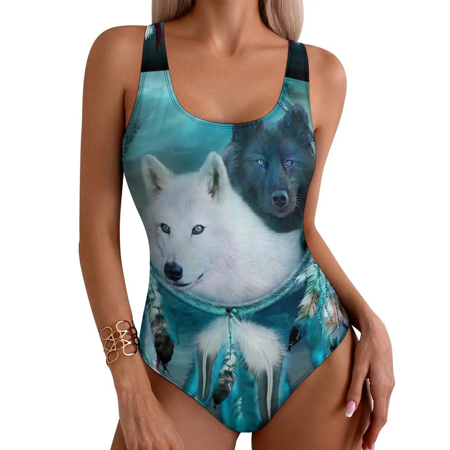 Unleash Your Inner Free Spirit: Owl Dream Catcher One-Piece!