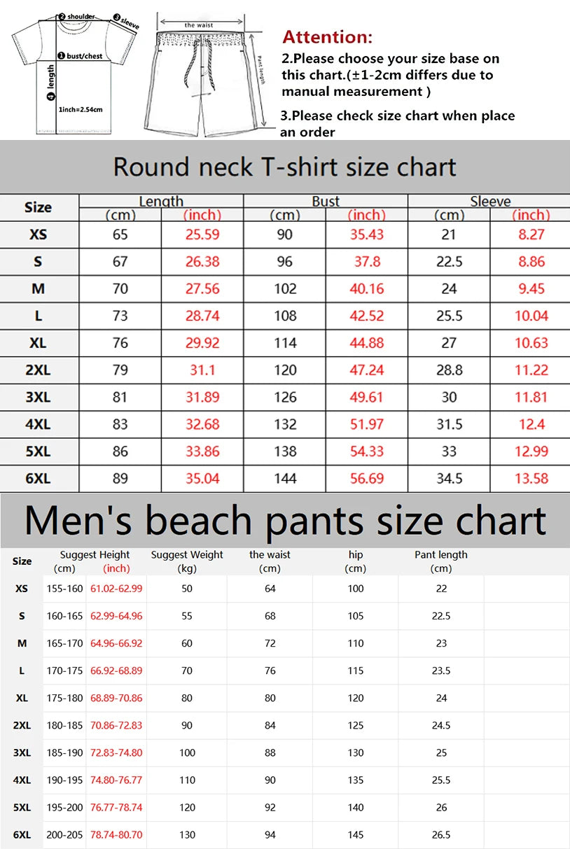 Men's Summer Letter Print Casual Set