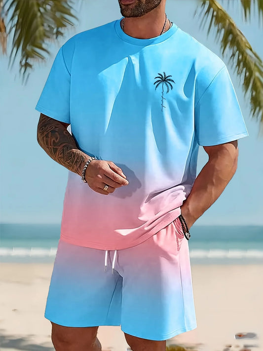 Men's Hawaiian Style Beach Suit: Casual & Stylish