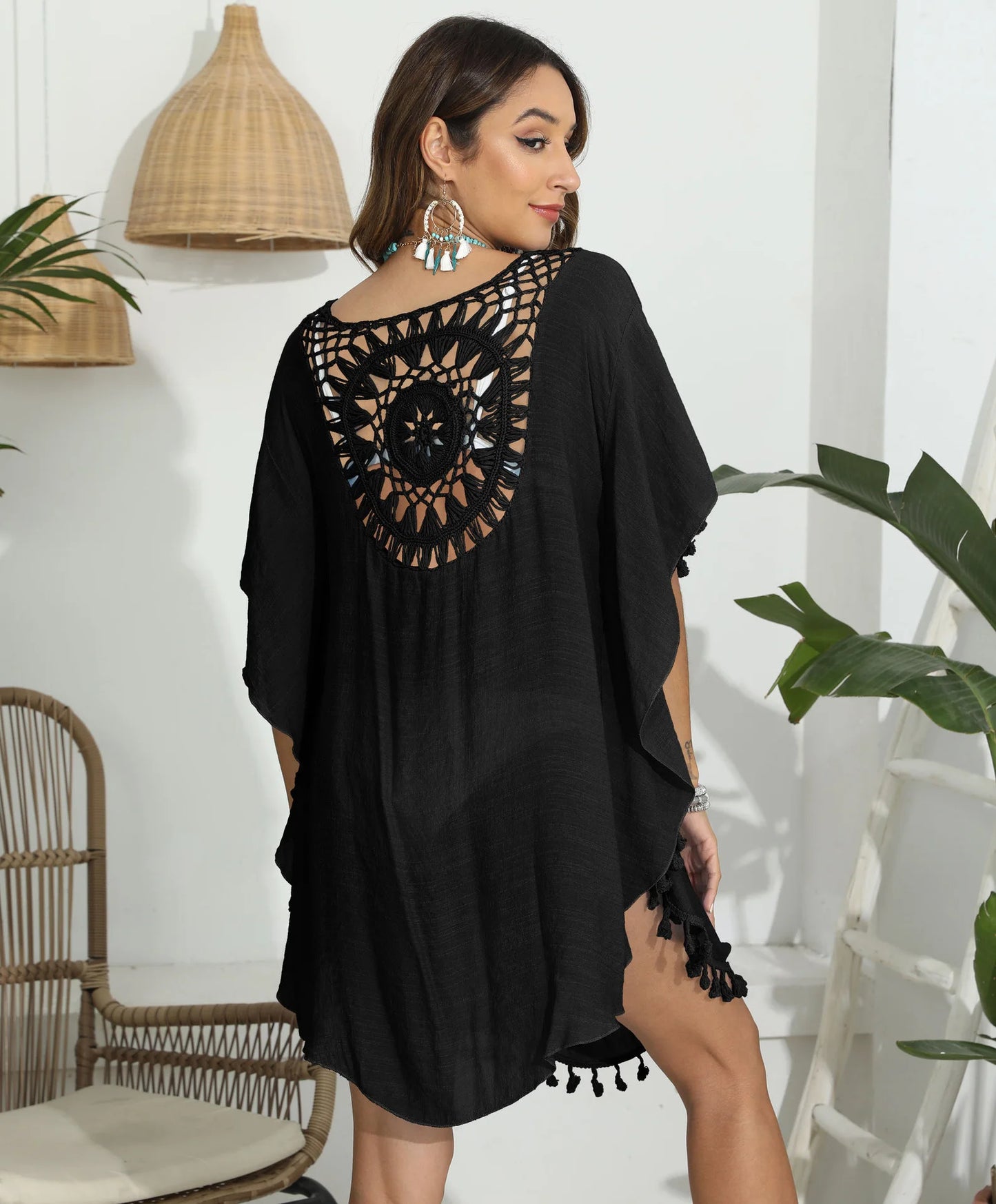 Crochet Bikini Cover-Up Dress: Chic & Sun-Ready