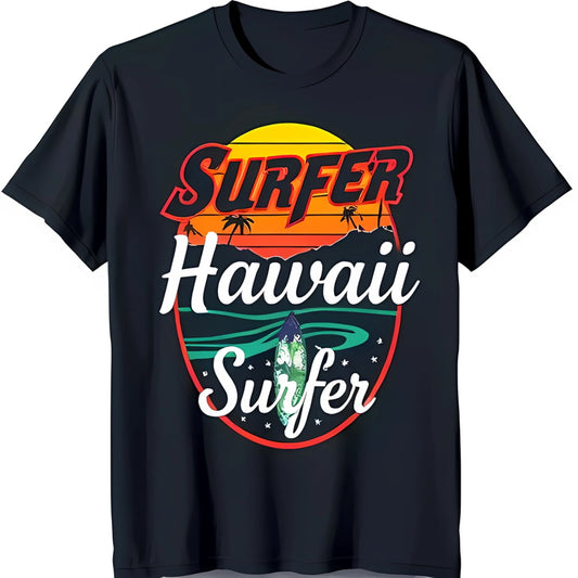Drop Zone Vibrant Sunset & Hawaii Surf Vibes