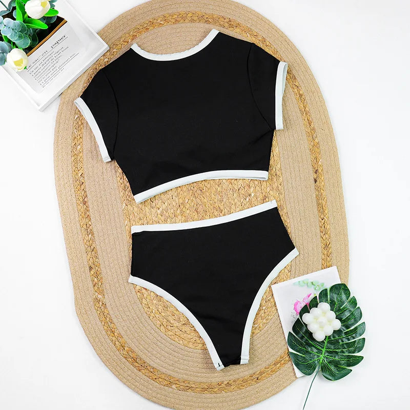 2025 Sexy Push-Up Micro Bikini Set - High-Waist Brazilian Cut