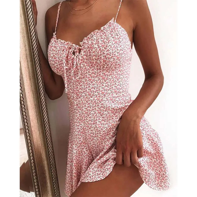 Floral Print A-Line Mini Dress: Your Go-To Summer Look